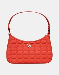 Wolf - Wolf Mimi Swirl Shoulder Bag with Scarf Radiant Red