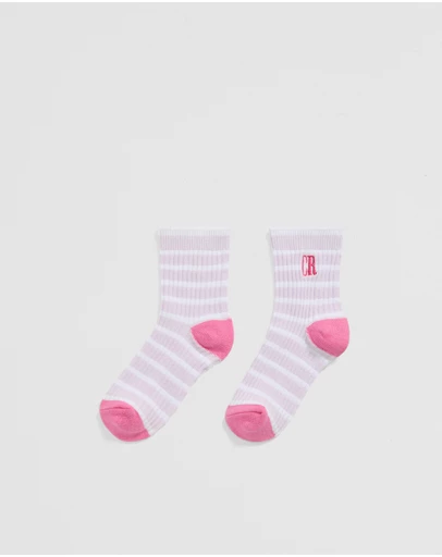 Country Road - Rib Quarter Crew Sock