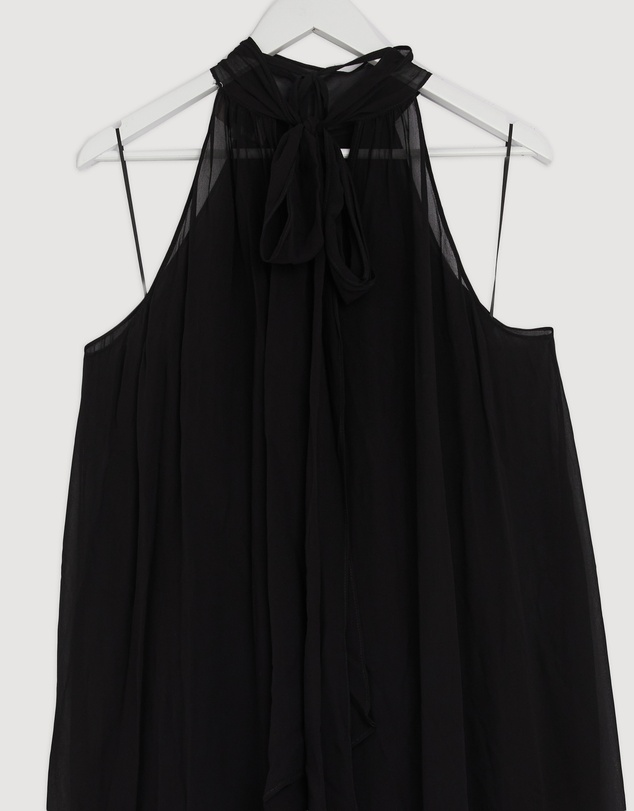 Revibe - Repaired Minima Esenciales Reese Tie Back Maxi Dress - AU 12
