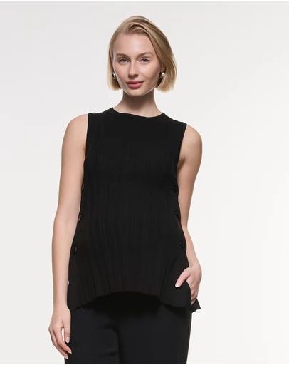 Soon Maternity - Collette Linen Knit Feeding Tank