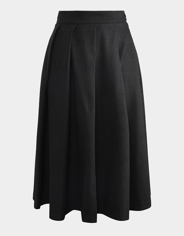 Forcast - Ryan Pleated Midi Skirt