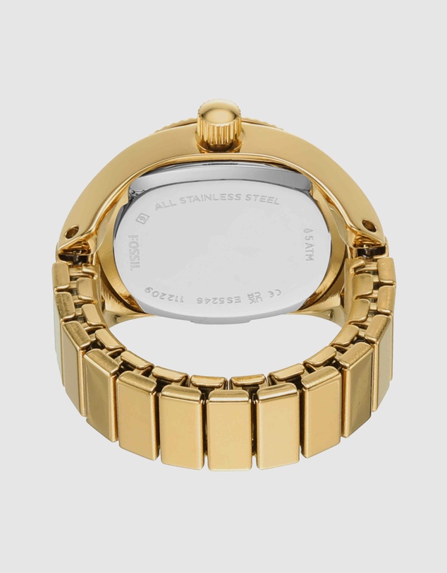 Fossil - Fossil Ring Watch Gold Watch ES5246