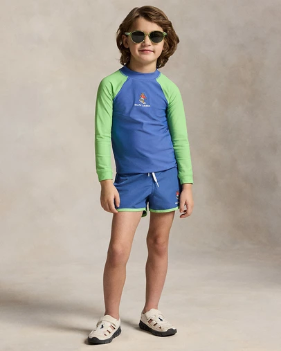 Polo Ralph Lauren - Polo Bear Swim Trunks - Babies-Kids