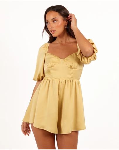 Petal & Pup - Billie Romper - Honeysuckle Yellow