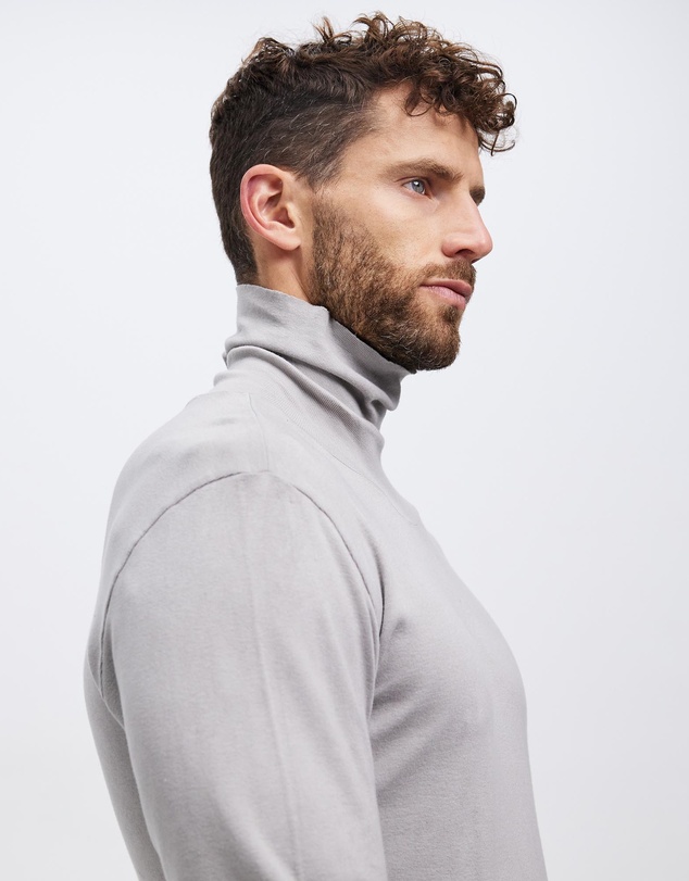 Surrounded By Ghosts - The Atacamite Rib Knit Turtle Neck T-Shirt