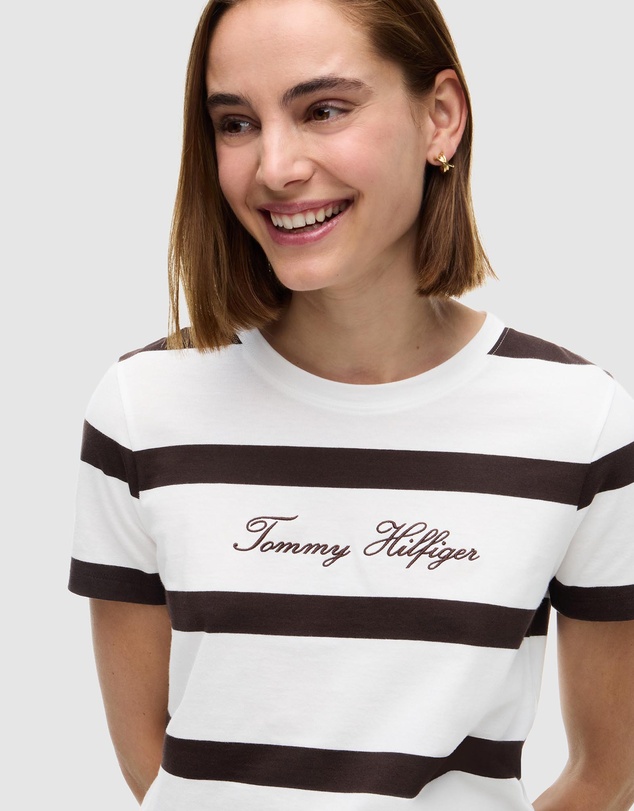 Tommy Hilfiger - Logo Jersey Crew Neck T-Shirt
