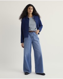 Seasalt - Seasalt Cornwall Blue Tremayne Quay Jersey Top