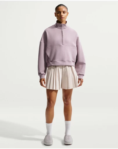 Nike - 24.7 ImpossiblySoft Dri-FIT Oversized 1/2-Zip Top