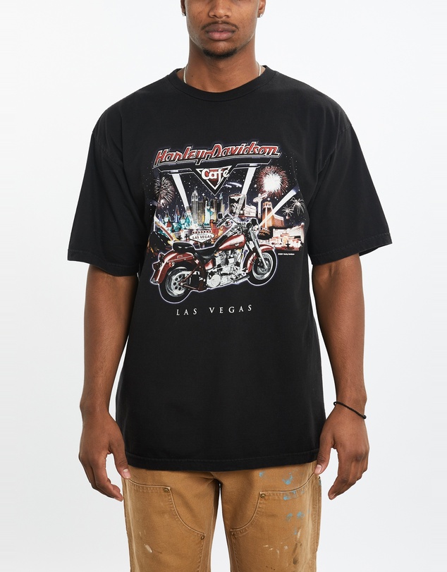 Vintage by The Real Deal - Pre Loved - Vintage Harley Davidson Cafe Tee