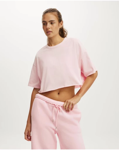 Cotton On Body Active - Relaxed Cropped Tshirt