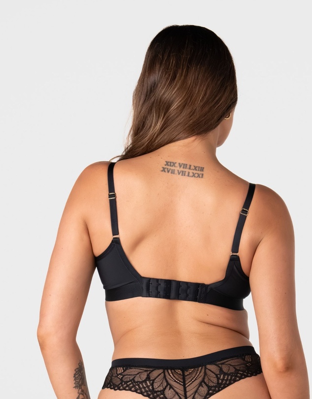 Hotmilk Maternity Lingerie - Flawless Full Cup Plunge Nursing Bra - Wirefree