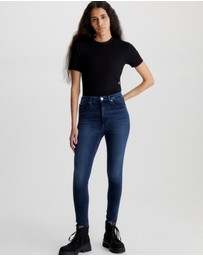 Calvin Klein Jeans - High Rise Super Skinny Ankle Jeans