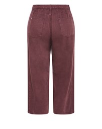 City Chic - Plus size Harley Fit Cassie Barrel Leg Jean - cherry