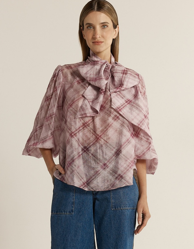 Fate + Becker - Eve Pussybow Blouse