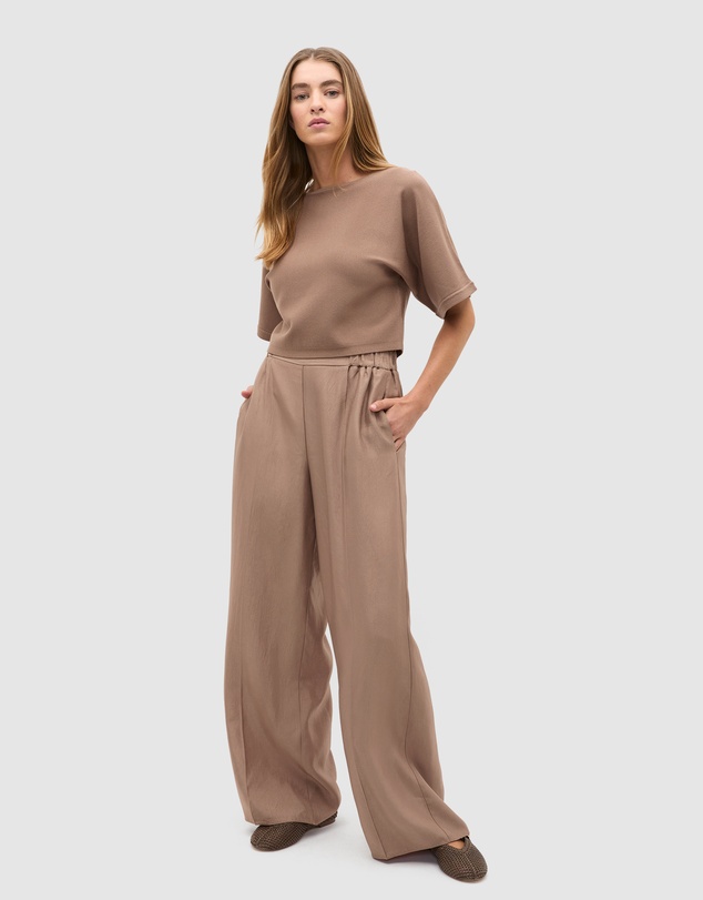 Seed Heritage - Compact Crepe Knit Top