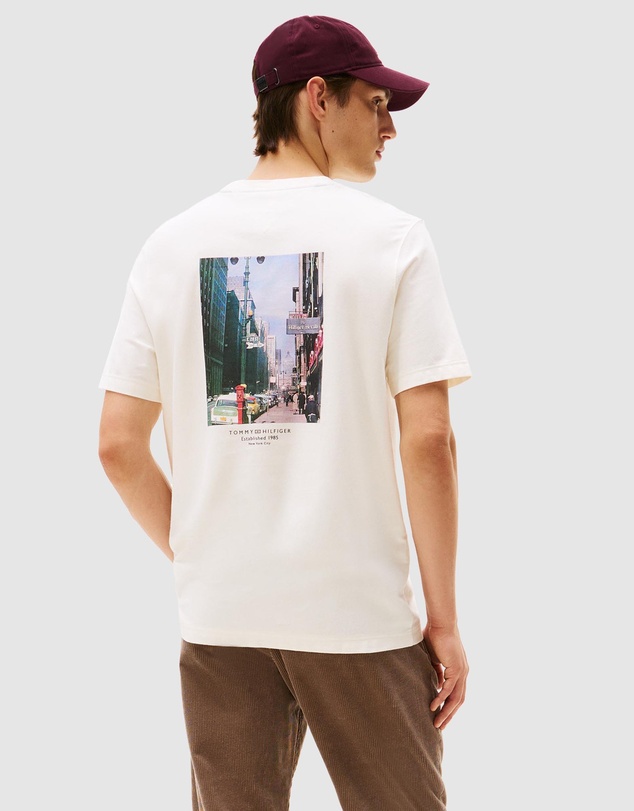 Tommy Hilfiger - Back Print Jersey T-Shirt