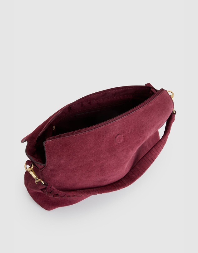 Evity - Clara Large Suede Leather Shoulder