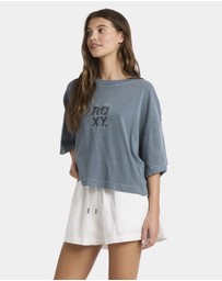 Roxy - Womens Warm Ups Oversized T-Shirt