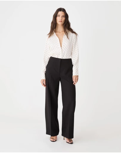 Forcast - Courtney Satin Spot Shirt