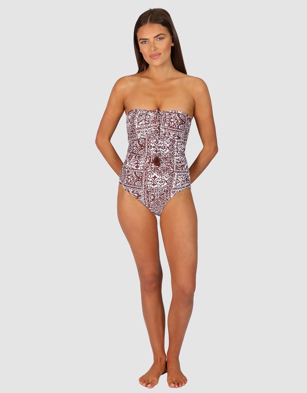 Baku Swimwear - Havana Bandeau One Piece Swimsuit