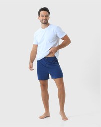 Coast Clothing - 2 Pack Navy Knit Boxers - Navy