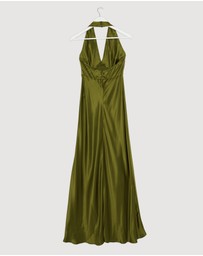 Revibe - Repaired Reformation Daniela Silk Dress - AU 8