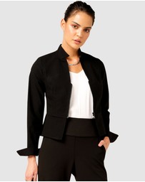 SACHA DRAKE - Front Zip Peplum Jacket