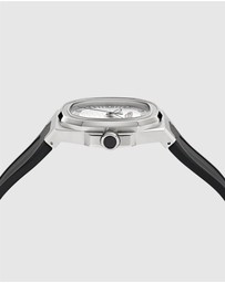Aston Martin - GPQ Stainless Steel Black Silicone Watch