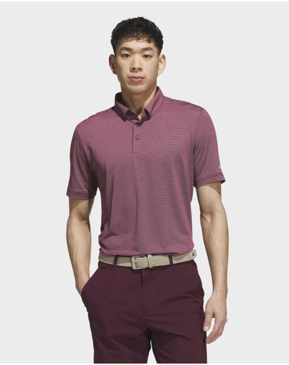 adidas Performance - ULTIMATE365+ PENCIL STRIPE CLIMACOOL POLO SHIRT Mens