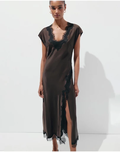 M.N.G - Merlot Dress