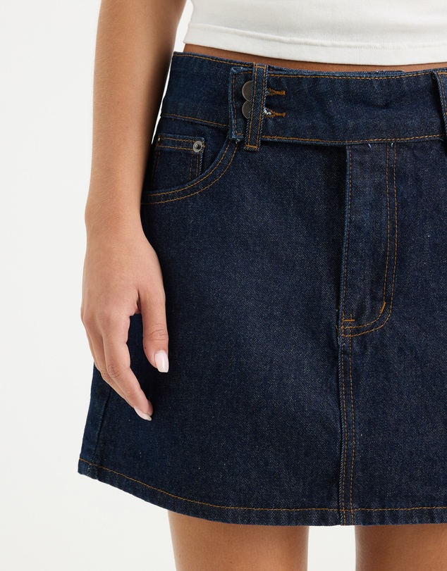 Calli - Erica Denim Mini Skirt