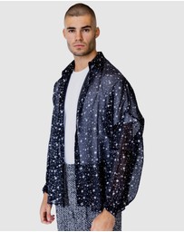Justin Cassin - Starboy Star Sheer Shirt