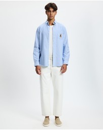 Polo Ralph Lauren - Custom Fit Dog-Embroidered Oxford Shirt