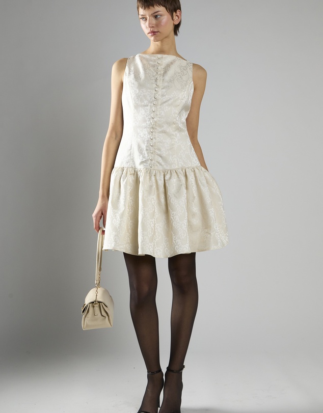 Glamorous - Sleeveless Button-Front A-Line Dress