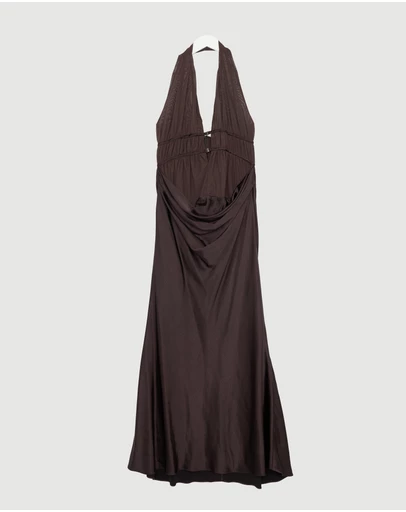 Revibe - Repaired MISHA Celine Mesh And Satin Gown - AU XL