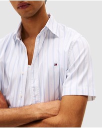 Tommy Hilfiger - WCC Flex Poplin Stripe Shirt
