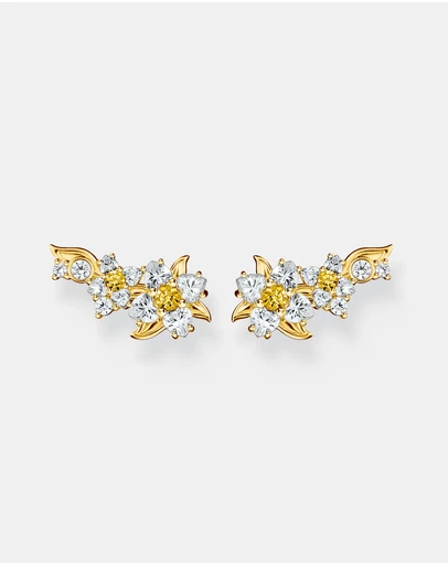 THOMAS SABO - THOMAS SABO Lovely Daisy Ear Climbers in Gold