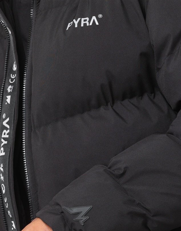 PYRA - Padded Puffa Jacket Black