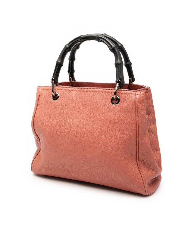 Pre-Loved by Azura Reborn - Pre-Loved Small Calfskin Bamboo Shopper Satchel
