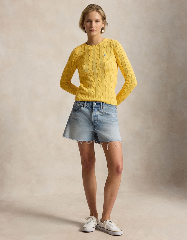 Polo Ralph Lauren - Cable-Knit Cotton Crewneck Sweater