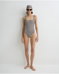 BONDI BORN - Margot One Piece - Mocha Dot (Embodee™)