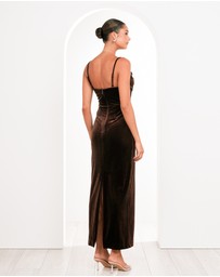 Pilgrim - Berlin Cowl Neck Velvet Gown