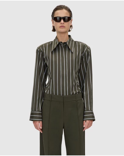 CAMILLA AND MARC - Tari Strong Shoulder Short Trench Coat