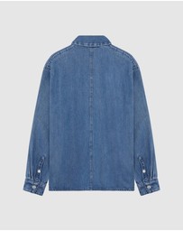 Won Hundred - Zayne Denim Zip Shirt