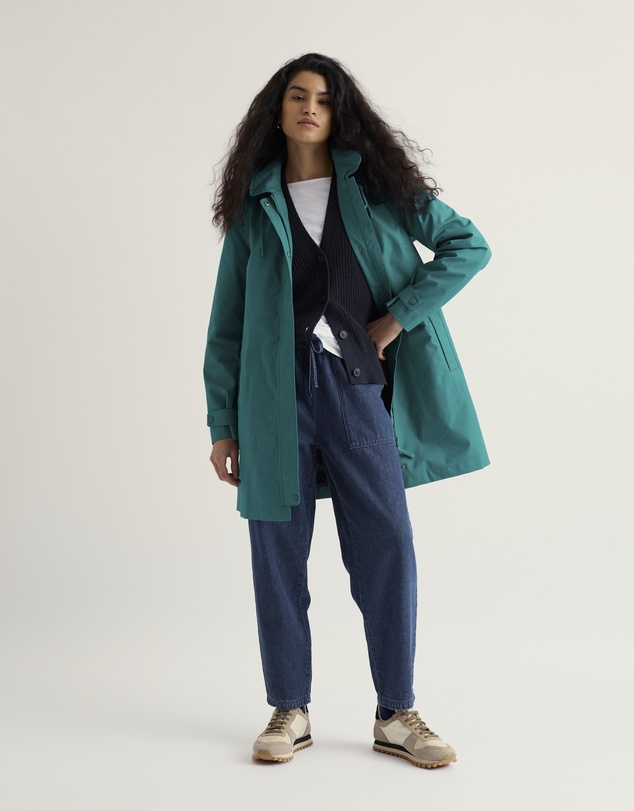 Seasalt - Seasalt Cornwall Green Cloudburst Mac