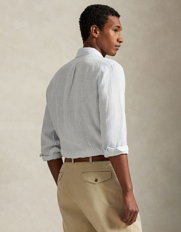 Polo Ralph Lauren - Custom Fit Striped Linen Shirt