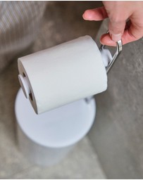 Joseph Joseph - EasyStore™ Gloss White Concealed Toilet Roll Holder