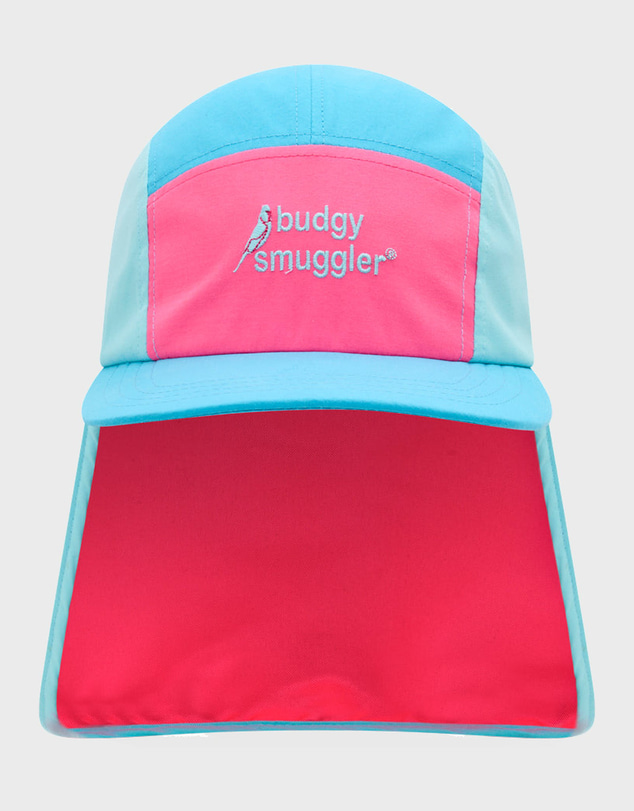 Budgy Smuggler - Flap Hat in Pink and Blue