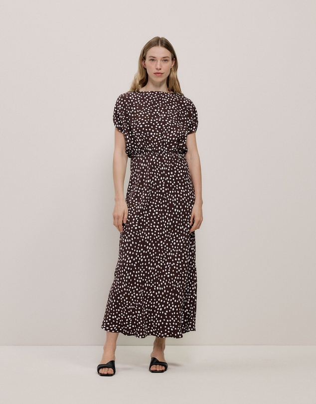 Trenery - Elorie Midi Dress in Coffee