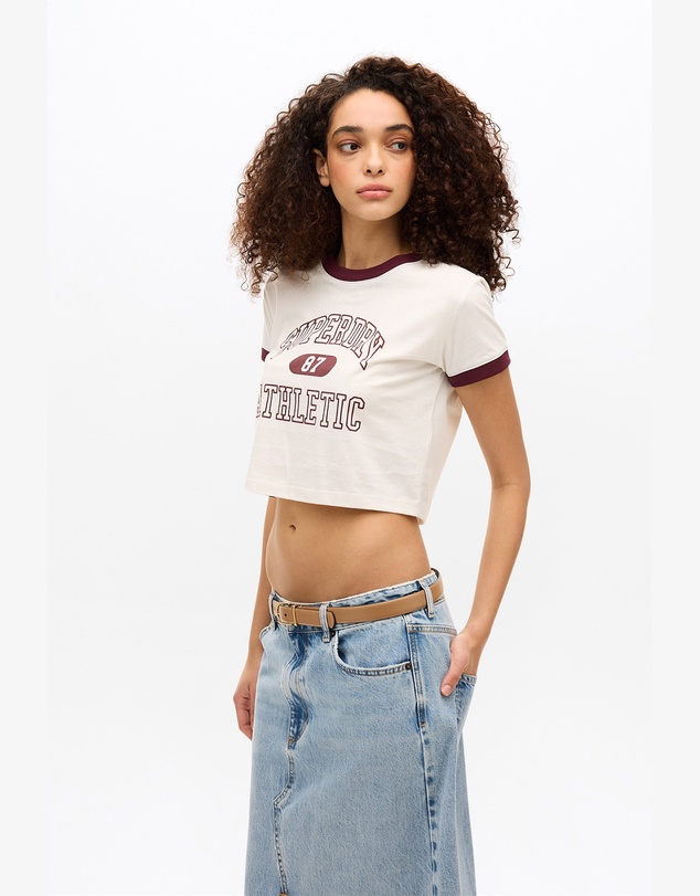 Superdry - Athletic Essentials Ringer Slim Fit Tee